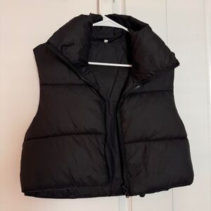 Black Puffer Vest